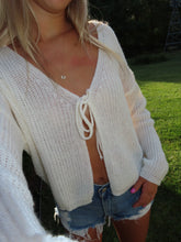 Load image into Gallery viewer, White Knit Cardigan