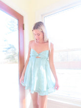 Load image into Gallery viewer, Sage Ruffle Mini Dress