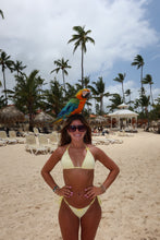 Load image into Gallery viewer, Golden Hour Textured Triangle Bikini Set