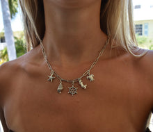 Load image into Gallery viewer, Paper Clip Charm Necklace