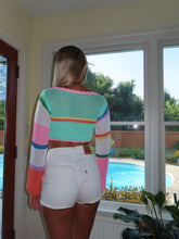 Load image into Gallery viewer, Cropped Green Sweater - Juniper