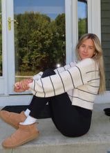 Load image into Gallery viewer, Cropped Striped Sweater