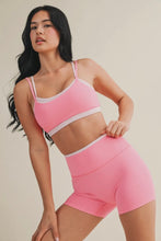 Load image into Gallery viewer, Pink Performance Sports Bra Top - Juniper