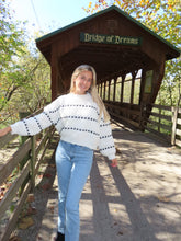 Load image into Gallery viewer, Beige Heart Sweater