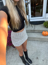 Load image into Gallery viewer, Grey Knit High Waisted Skort