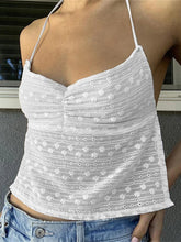 Load image into Gallery viewer, Isla Eyelet Cami Top