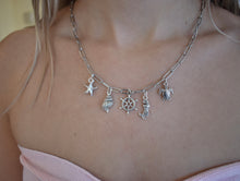 Load image into Gallery viewer, Paper Clip Charm Necklace