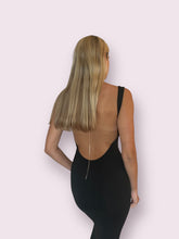 Load image into Gallery viewer, Black Maxi Open Back Dress