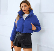 Load image into Gallery viewer, Cropped Puffer Coat