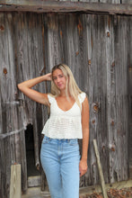Load image into Gallery viewer, Seaside Serenity Crochet Top