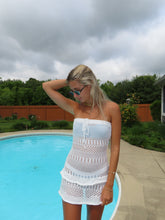 Load image into Gallery viewer, Sun kissed Crochet Cover-Up Dress