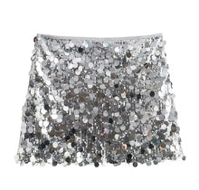 Load image into Gallery viewer, Sparkly Mini Sequin Skirt