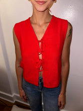 Load image into Gallery viewer, Knit Tie Top