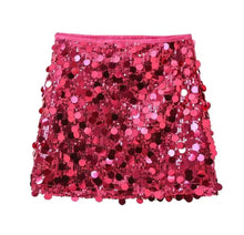 Load image into Gallery viewer, Sparkly Mini Sequin Skirt
