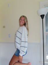 Load image into Gallery viewer, Beige Heart Sweater