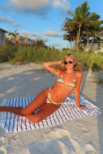 Load image into Gallery viewer, Desert Tide Beaded Triangle Bikini Set