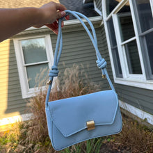 Load image into Gallery viewer, Blue Mini Shoulder Bag