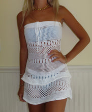 Load image into Gallery viewer, Sun kissed Crochet Cover-Up Dress