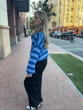 Load image into Gallery viewer, Purple Striped Sweater