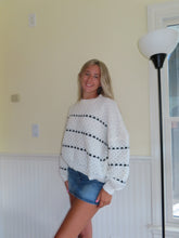 Load image into Gallery viewer, Beige Heart Sweater
