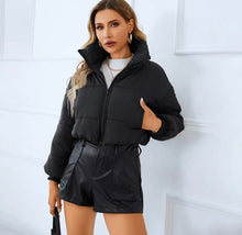 Load image into Gallery viewer, Cropped Puffer Coat