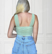 Load image into Gallery viewer, Mint Green Mesh Top