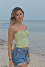 Load image into Gallery viewer, Light Green Twisted knit Top
