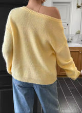 Load image into Gallery viewer, Serenity Off-Shoulder Knit Sweater