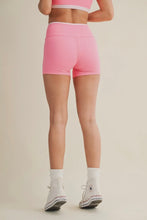 Load image into Gallery viewer, Pink Performance High-Waisted Biker Shorts - Juniper