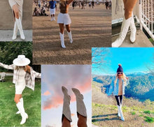 Load image into Gallery viewer, Knee High Cowgirl Boots