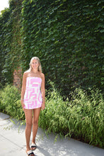 Load image into Gallery viewer, Coastal Mosaic Strapless Mini Dress