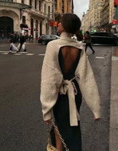 Load image into Gallery viewer, Open Back Chunky Knit Sweater
