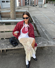 Load image into Gallery viewer, Burgundy Leather Jacket