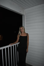 Load image into Gallery viewer, Black Maxi Open Back Dress