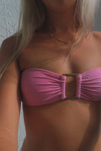 Load image into Gallery viewer, Rosé Sparkle Bandeau Bikini Set - Juniper