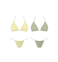 Load image into Gallery viewer, Palm Reversible Triangle Bikini Set