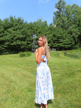 Load image into Gallery viewer, Santorini Breeze Tie-Front Maxi Dress
