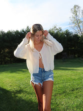 Load image into Gallery viewer, White Knit Cardigan