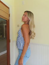 Load image into Gallery viewer, Grey Tie in Front Tank Top