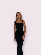 Load image into Gallery viewer, Black Maxi Open Back Dress