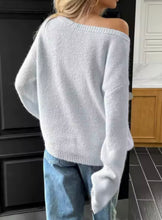 Load image into Gallery viewer, Serenity Off-Shoulder Knit Sweater
