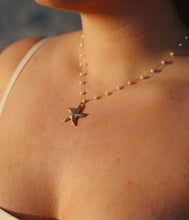 Load image into Gallery viewer, Gold Starfish Pendant Necklace