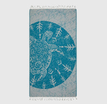 Load image into Gallery viewer, Turkish Turtle Beach Towel