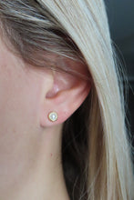 Load image into Gallery viewer, Close-up of an ear with a pearl stud earring