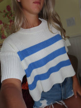 Load image into Gallery viewer, Nautical Charm Short Sleeve Top