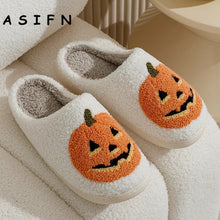Load image into Gallery viewer, Halloween Pumpkin Slippers
