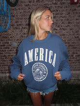 Load image into Gallery viewer, America Graphic Crewneck Sweatshirt