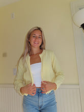Load image into Gallery viewer, Yellow Knit Cardigan