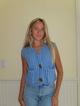 Load image into Gallery viewer, Simply Blue Sweater Vest