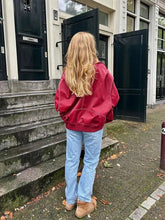 Load image into Gallery viewer, Burgundy Leather Jacket